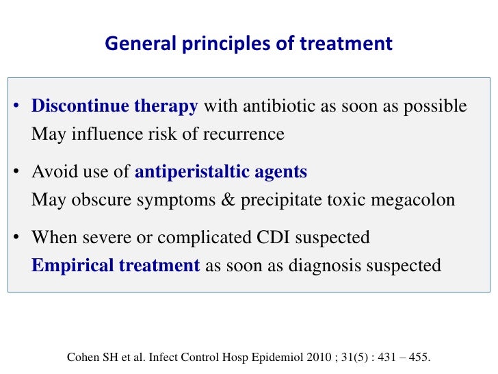 Antibiotic associated diarrhea