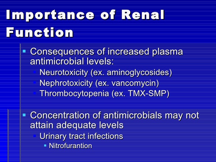 Antibiotic Dosing During Renal Failure