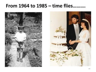 69
From 1964 to 1985 – time flies……….
 
