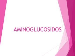 AMINOGLUCOSIDOS
 