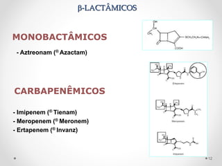 Antibioticos Beta-lactamicos - Curso de Atualização em Farmacologia | PPTX