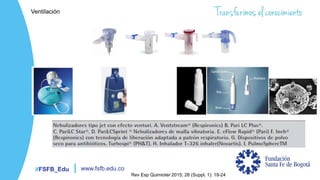 #FSFB_Edu www.fsfb.edu.co
Rev Esp Quimioter 2015; 28 (Suppl. 1): 19-24
Ventilación
 