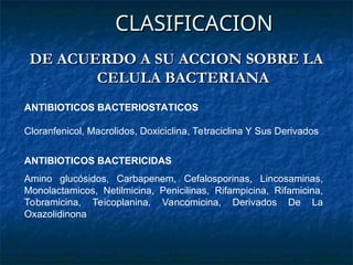 Antibioticos Todo los grupos conocidos.ppt