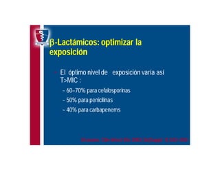 Antibioticoterapia y resistencia microbiana