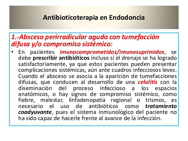 que es sin compromiso radicular