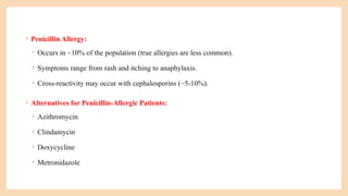 Antibiotic prophylaxis final ppt in periodontics | PPTX