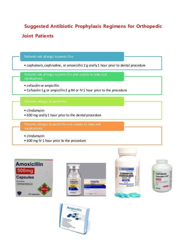 Antibiotic prophylaxis for infective endocartitis