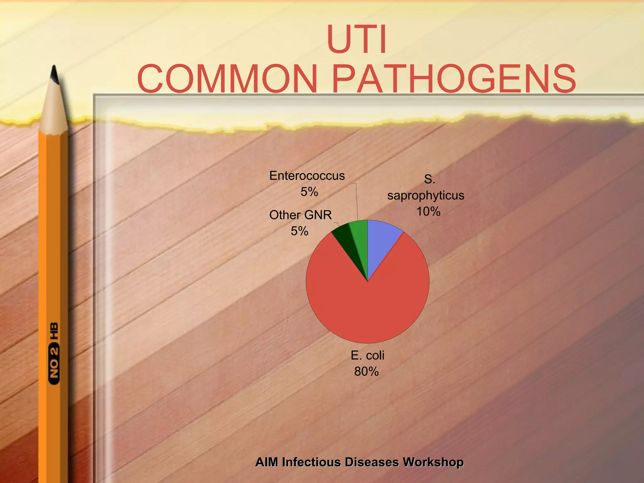 UTI COMMON PATHOGENS 