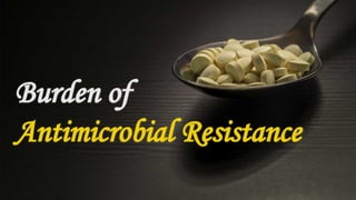 Burden of
Antimicrobial Resistance
 