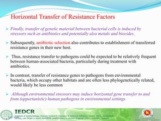 Transferable Resistance Antibiotic resistance: From a broader perspective | PDF