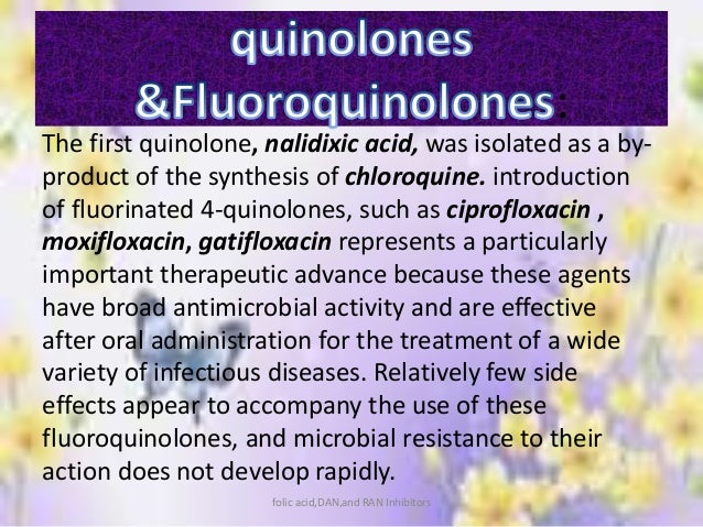 Chloroquine use and fluoroquinolone resistance dissertation