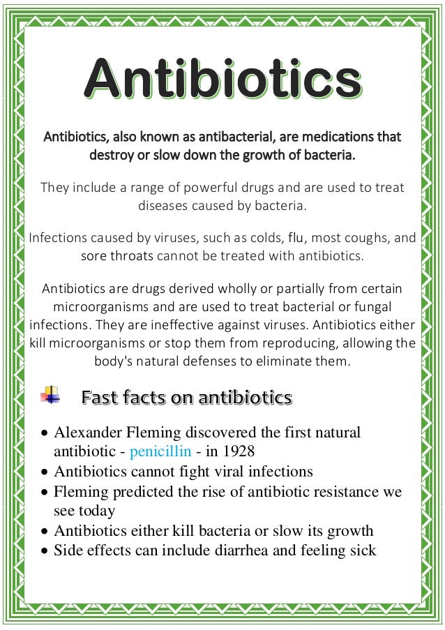 Antibiotics