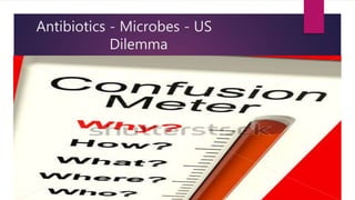 Antibiotics - Microbes - US
Dilemma
 