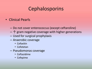 Antibiotics 2015 in icu | PPTX