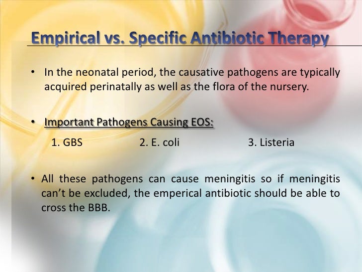 Antibiotics and Neonatal Sepsis