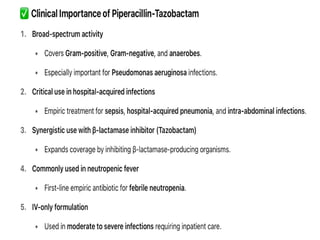 Antibiotics by Dr.Pravallika commonly used in surgery | PPTX