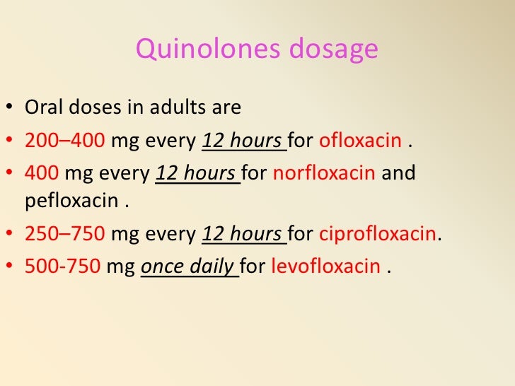 Ofloxacin Dosage For Infants