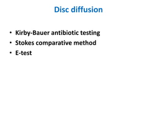 Antibiotic sensitivity test PPT by Dr.C.P.PRINCE | PPTX