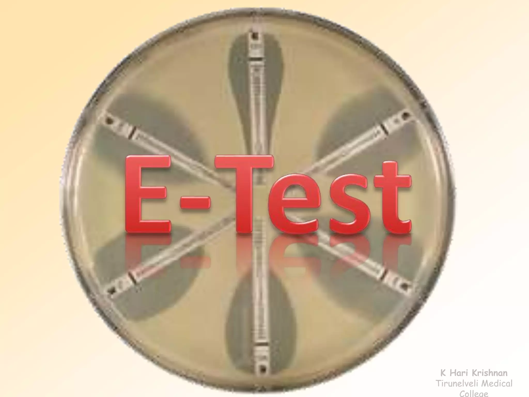 K Hari Krishnan 
Tirunelveli Medical 
College 
 