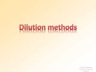 K Hari Krishnan 
Tirunelveli Medical 
College 
 