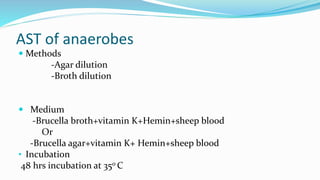 Antibiotic sensitivity testing | PPTX