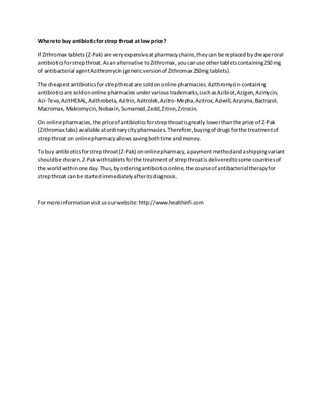 Zithromax z-pak buy online