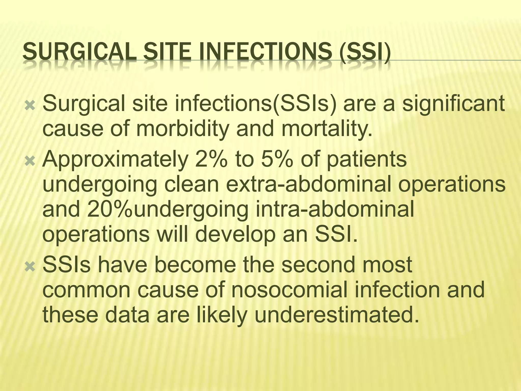 Antibiotics for surgical prophylaxis | PPTX