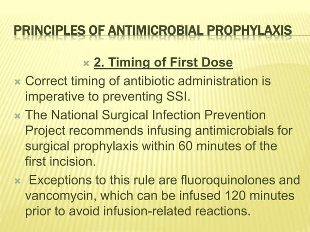 Antibiotics for surgical prophylaxis | PPT