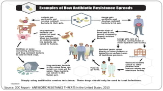 Source: CDC Report- ANTIBIOTIC RESISTANCE THREATS in the United States, 2013
 