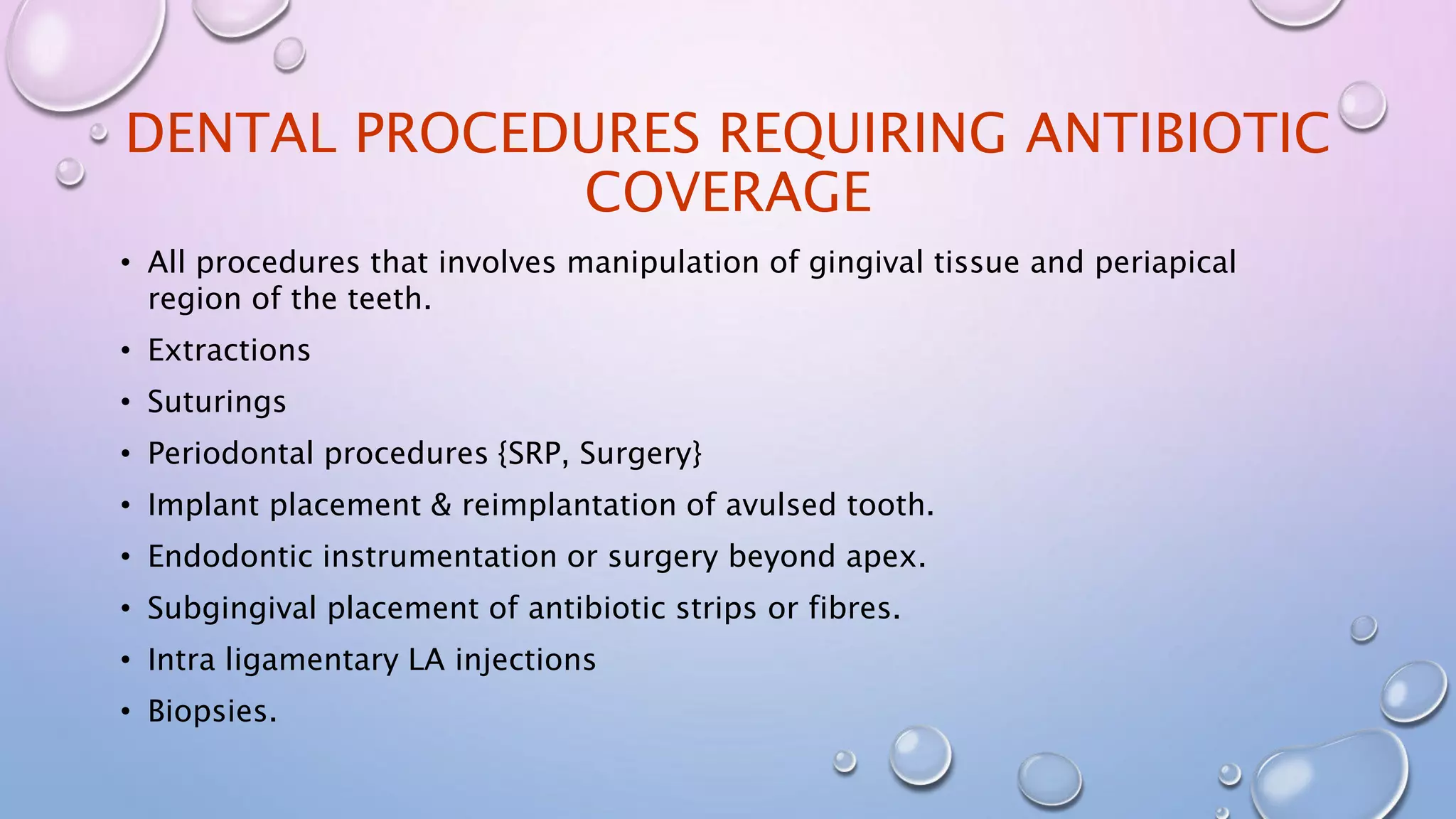 Antibiotics in dentistry | PPTX