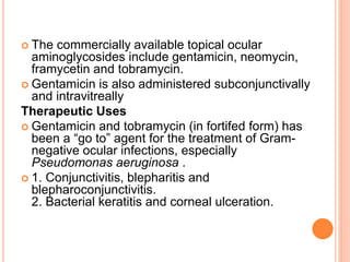 Diomycin Antibiotics in ophthalmology | PPTX