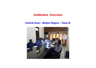 Antibiotics Overview
Central Zone – Multan Region – Team B.
 
