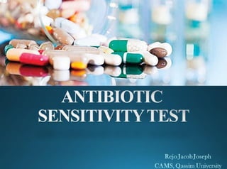 Antibiotic Sensitivity test (AST)