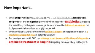 O2 Antibiotic Antibiotic therapy (Focus on pneumonia) | PPTX