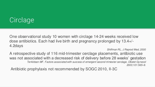 Antibiotic Usage In Pregnancy