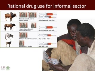20
Rational drug use for informal sector
 