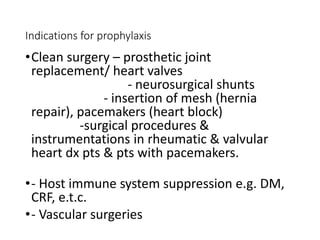 Antibiotic use in surgery | PPTX
