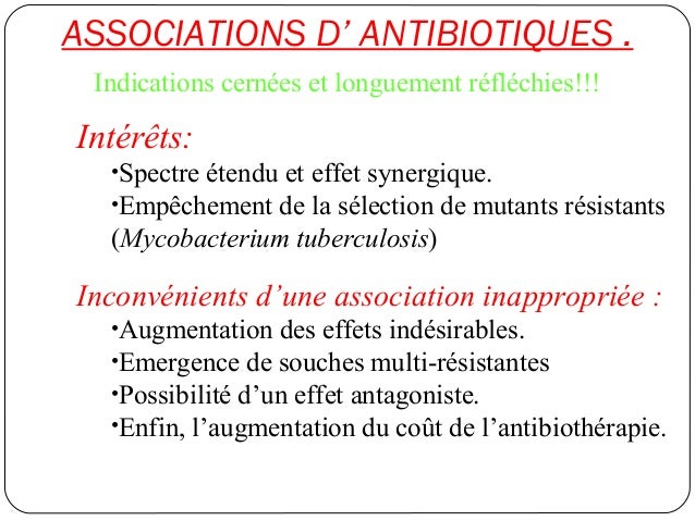 Antibiotiques Antibiotiques