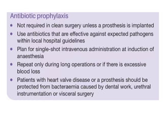 antibiotis use in surgery.pptx presentation | PPTX