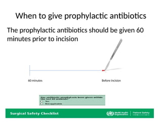 antibiotis use in surgery.pptx presentation | PPTX