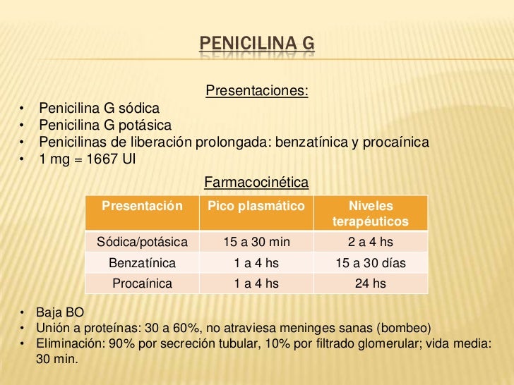 Penicilina procainica presentacion Penicilina procainica presentacion