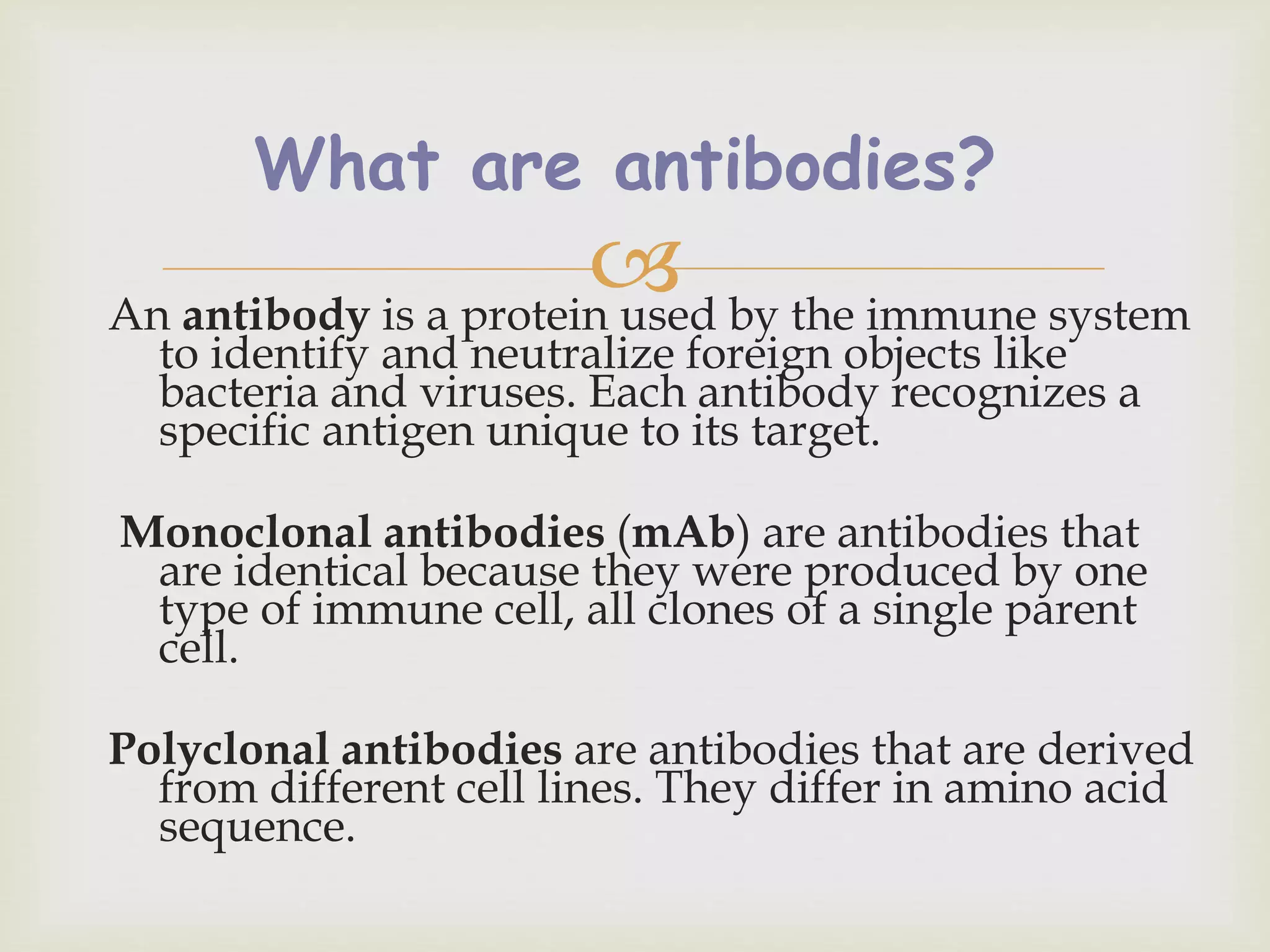 Monoclonal Antibodies as drug delivery system | PPTX