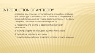 antibodies immune system and immunotechnology | PPTX