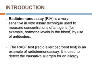 Rast Example Antibody based techniques | PPTX
