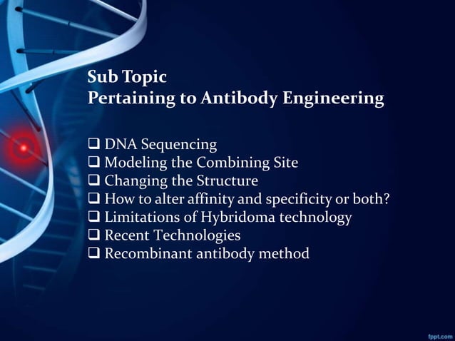 Antibody engineering | PPTX
