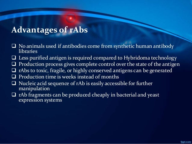 Recombinant Antibody Advantages And Disadvantages