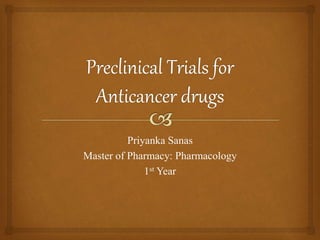 Priyanka Sanas
Master of Pharmacy: Pharmacology
1st Year
 