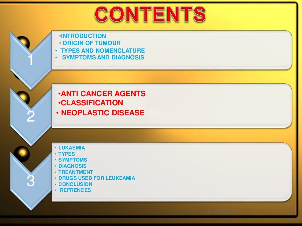 NEOPLASTIC DISEASE