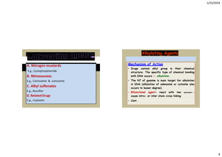 Comprehensive Overview of Anticancer Drugs and Their Mechanisms | PDF
