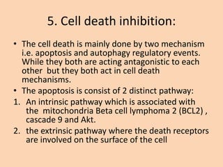 Anticancer resistance | PPTX